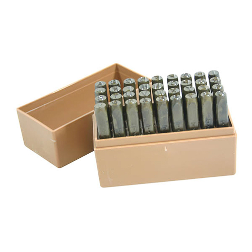NLA-&nbsp; set 06mm-1/4” LETTER&NUMBER PUNCHES